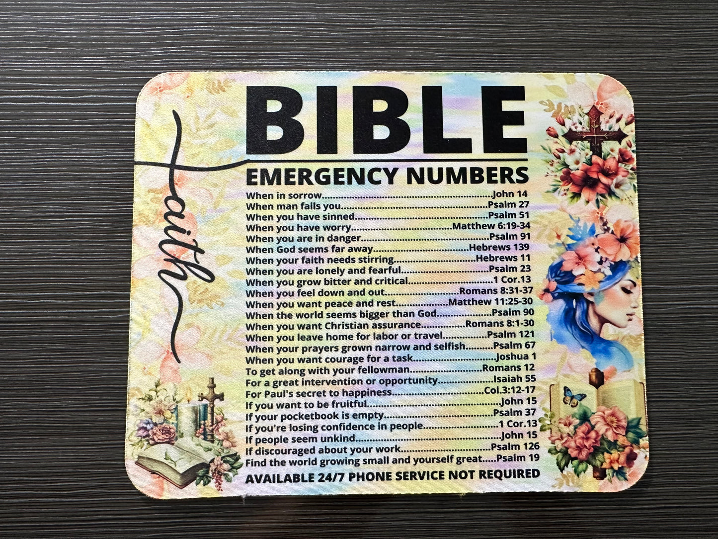 Bible Emergency Numbers